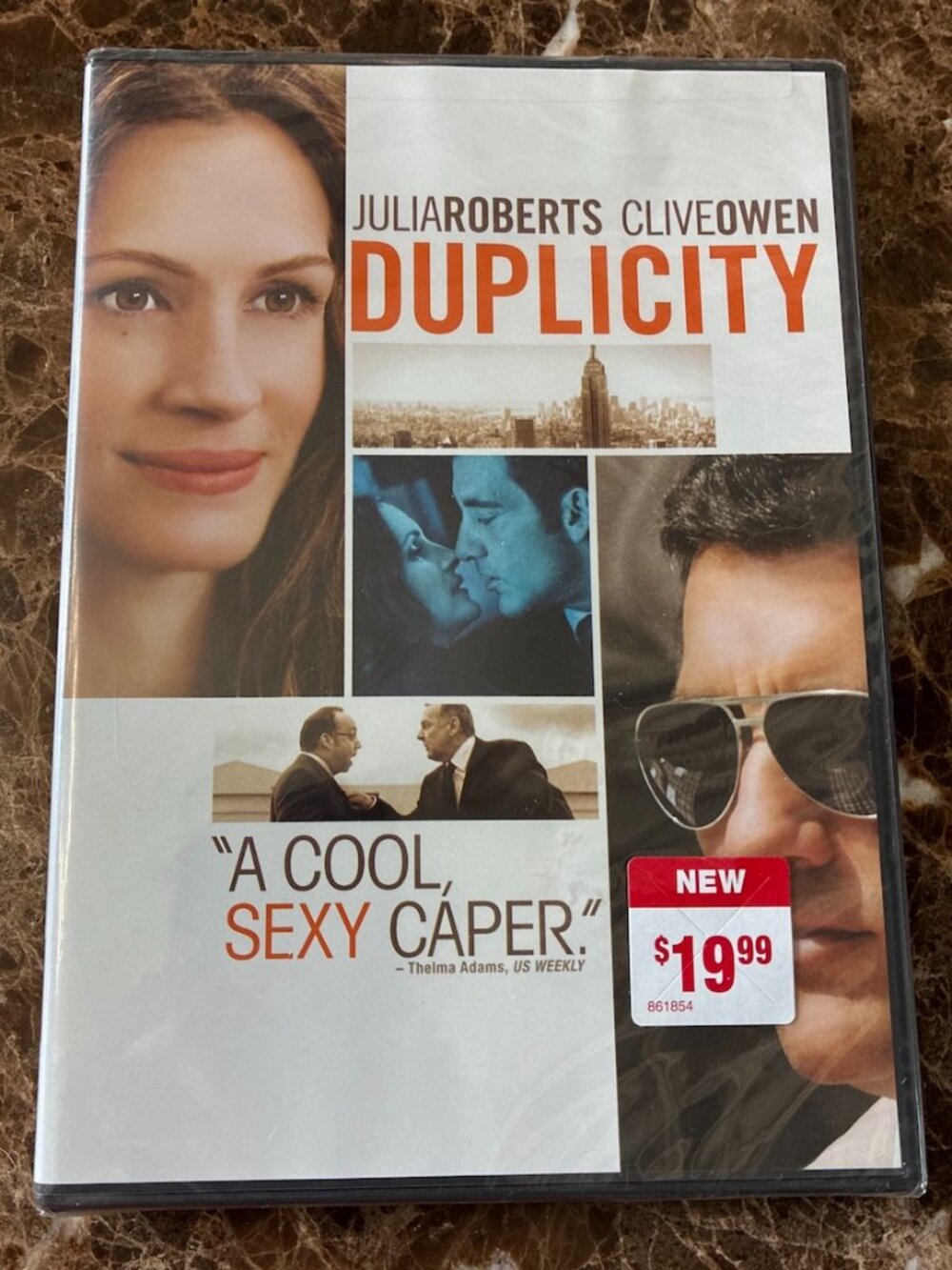 Duplicity (DVD, 2009) Julia Roberts, Clive Owen Love affair. New in Package